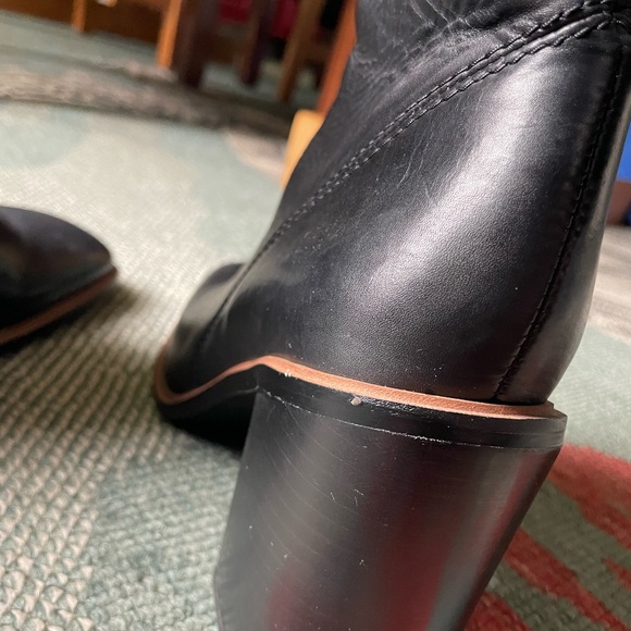 Franco Sarto Black Stevie Heeled Boots - Picture 11 of 15